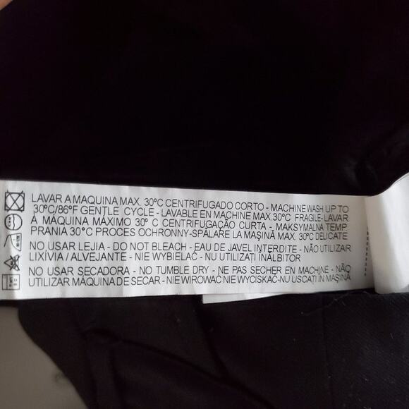 Zara Basic Black Ankle Trousers Size S - Picture 7 of 8